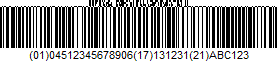 GS1-128合成シンボルCC-C