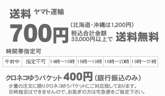 送料全国一律600円