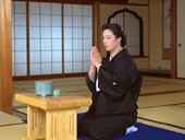 合掌します。