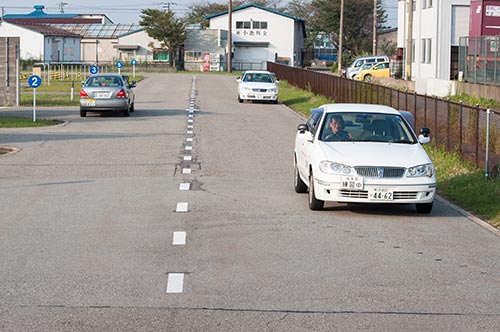 運転しやすい広々とした教習コース