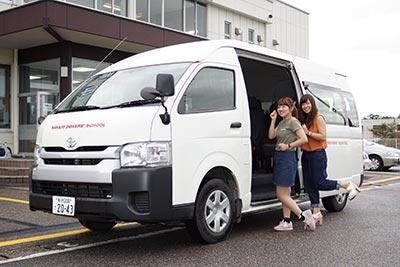 胎内市から村上、聖籠、新発田エリアなどアナタのご自宅の近くまで完全送迎！