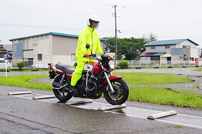 校内にもバイクが！