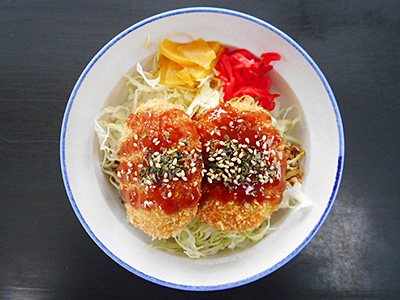 豆腐メンチ丼