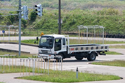 運転しやすい広々とした教習コース