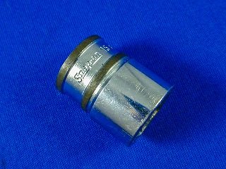 スナップオン　旧ロゴ　3/8黒帯ショートソケット　FSM151　15mm