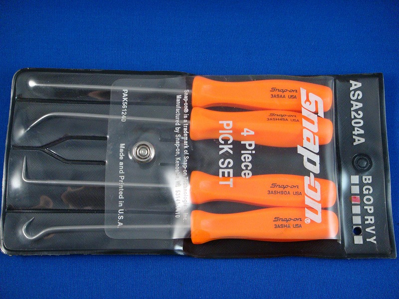 Snap-on スナップオン　4Piece PICK SETミニピックセット