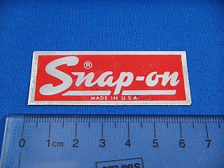 スナップオン　旧ロゴ　Snap-on　ステッカー小　汚れあり品