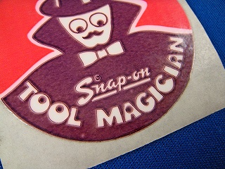 スナップオン　旧ロゴ　マジシャンステッカー
