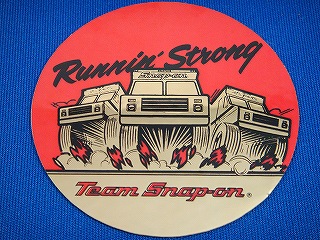 スナップオン　ステッカー　「Running Strong」　SSX1157-1
