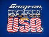 [未使用品]　スナップオン　ステッカー　「BORN IN THE USA」　SSX-1433