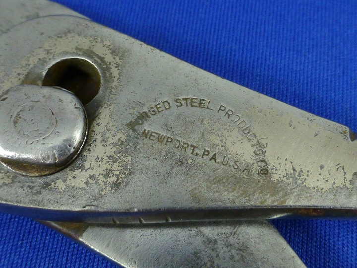 Forged Steel Products バキュームグリップの原型　コンビネーションプライヤー　No.137　1926年製