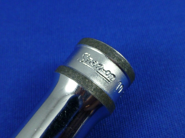 スナップオン　旧ロゴ　3/8黒帯ディープソケット　10mm　SFSM10