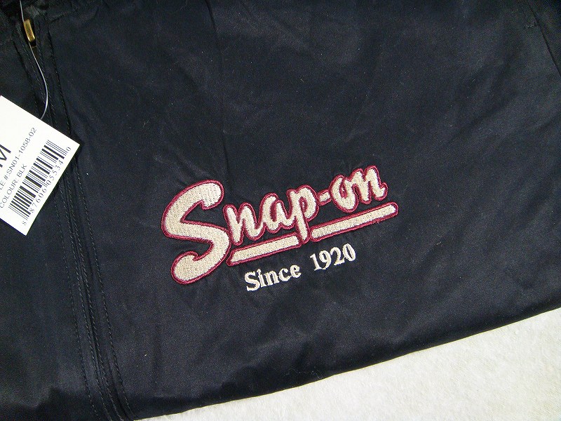 スナップオン　スナップオン　旧ロゴ　ビンテージ調ジャケット　サイズM　タグ付き