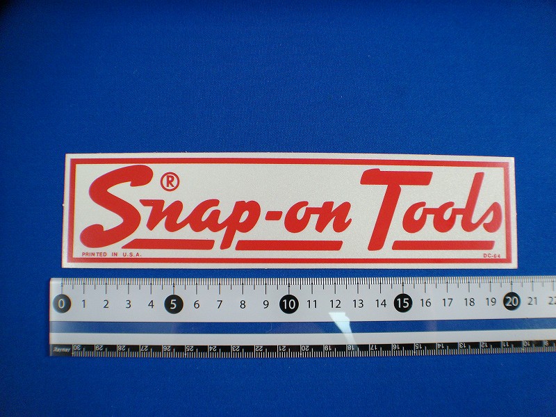 旧ロゴ　スナップオン　ステッカー　Snap-on Tools　DC-64