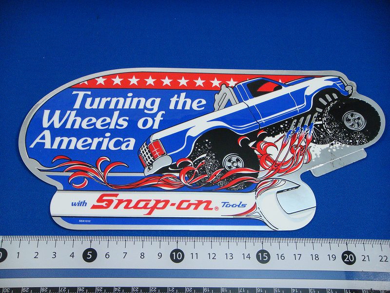 スナップオン　ステッカー　「Turning the Wheels of America」　SSX1312