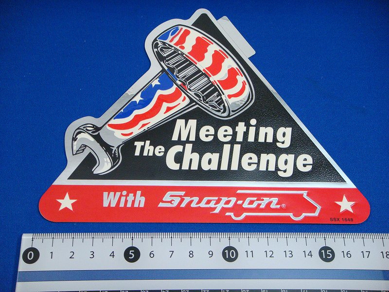 スナップオン　ステッカー　「The Meeting Challenge」　SSX1648