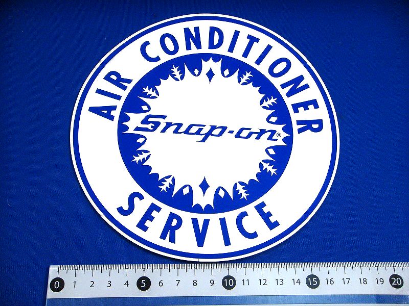 スナップオン　ステッカー　AIR CONDITIONER SERVICE