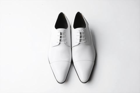 フォーマル靴　ホワイト